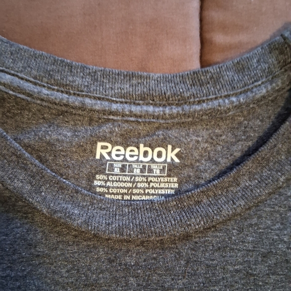 Reebok Chicago Blackhawks 2015 Stanley Cup Champions Tee Men’s XL NHL Gray - Picture 4 of 4